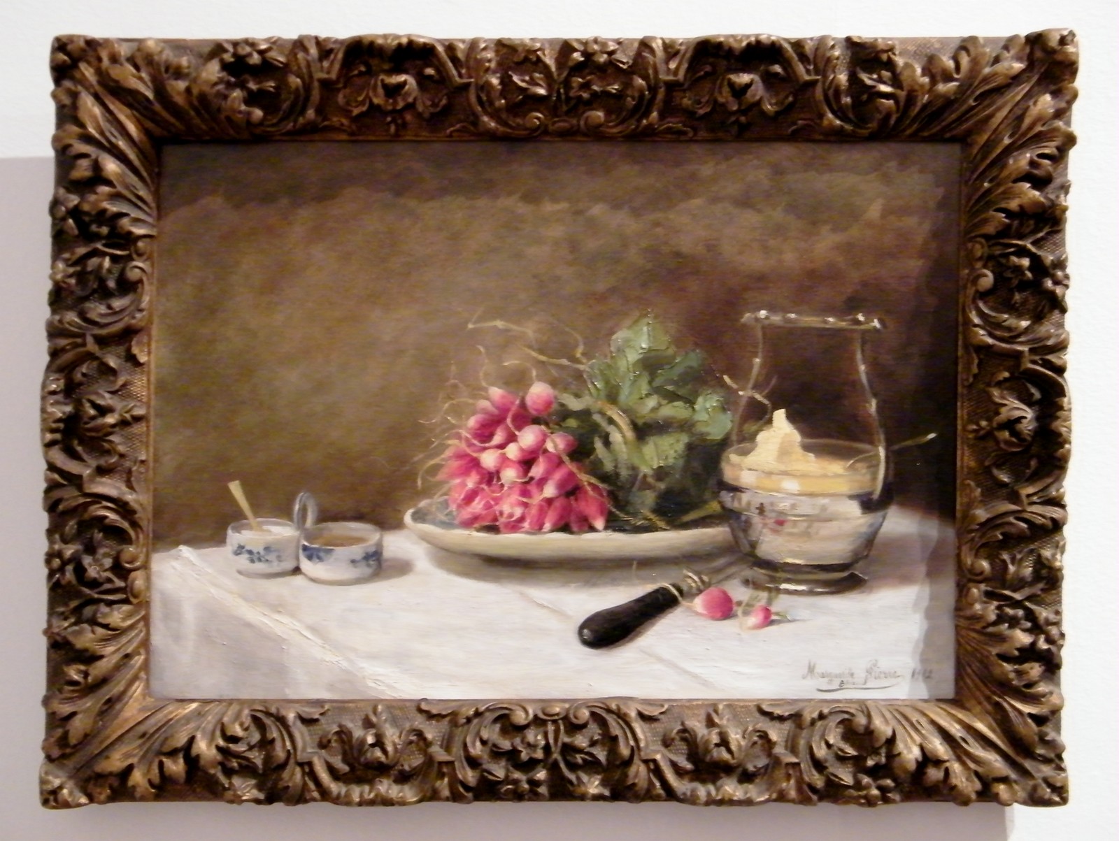 Nature morte avec radis et pot de beurre_1